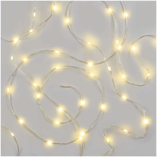 Emos LED vianočná drop reťaz 16m, vonkajšia aj vnútorná, teplá biela, časovač - Vianočné osvetlenie