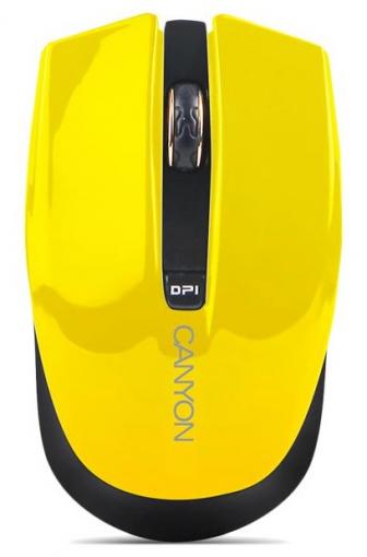 Canyon - Wireless optická myš žltá