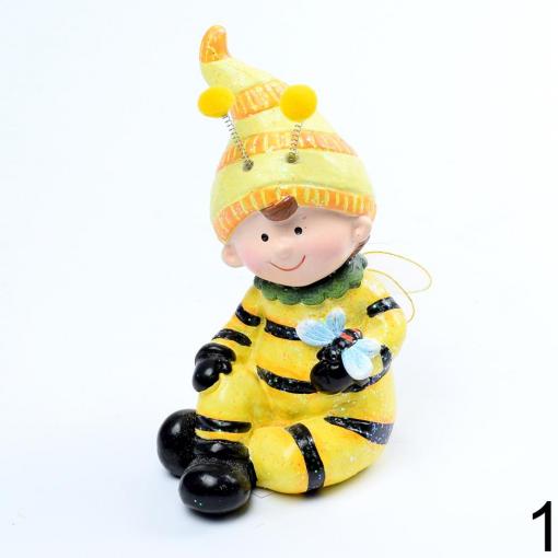Chlapec včielka polyresin 8,8x8x15cm - Dekorácia