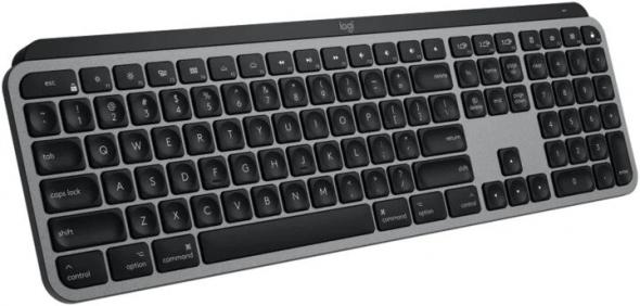 Logitech MX Keys for Mac Advanced Wireless Illuminated Keyboard - space grey - US - Wireless klávesnica