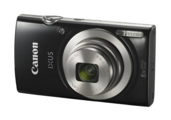 Canon IXUS 177 čierny Essentials kit +neoprénové puzdro + pam.karta SDHC 8GB - Digitálny fotoaparát