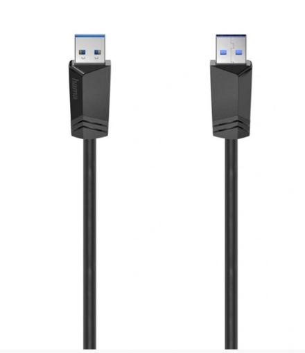 Hama prepojovací USB kábel 1.5m - USB 3.1 Gen1 kábel typ A-A