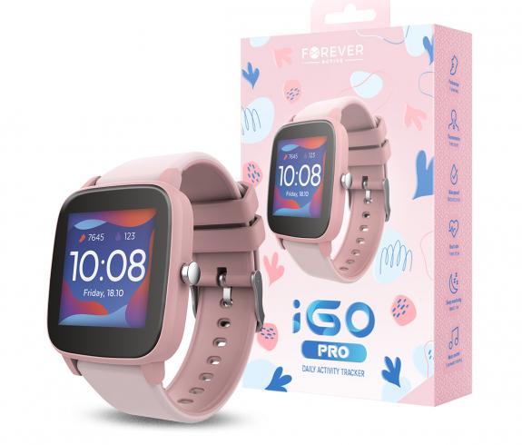 Forever IGO PRO JW-200 ružové - Smart hodinky