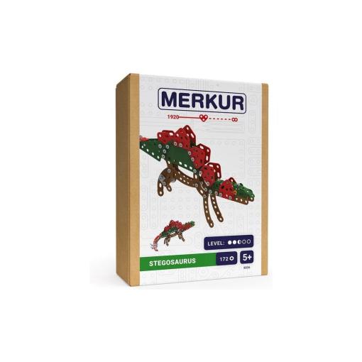 Merkur Stegosaurus 172ks v krabici 13x18x5cm - Kovová stavebnica