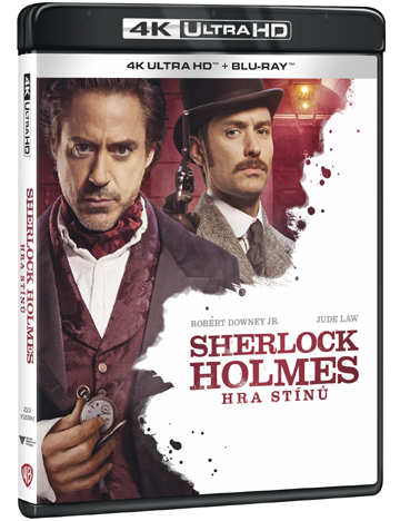 Sherlock Holmes: Hra tieňov (2BD) - UHD Blu-ray film (UHD+BD)