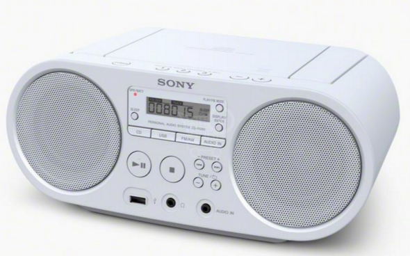Sony ZS-PS50W Biely vystavený kus - Prenosné rádio