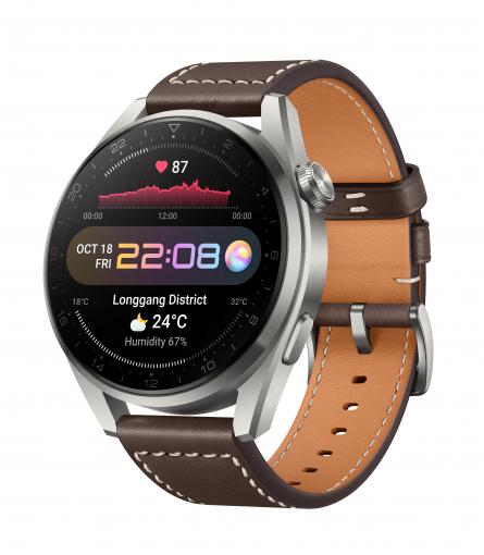 HUAWEI Watch 3 Pro hnedé vystavený kus - Smart hodinky