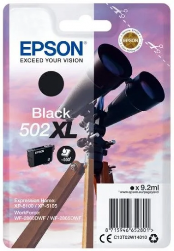 Epson 502XL black XP-5100 9.2ml - Náplň pre tlačiareň