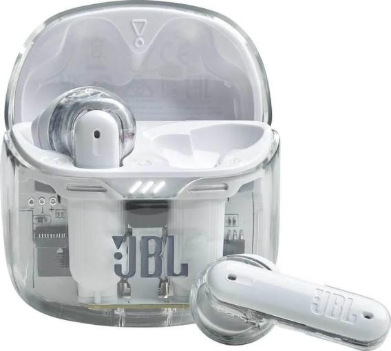 JBL Tune Flex Ghost White - Skutočne bezdrôtové slúchadlá do uší s potlačením hluku