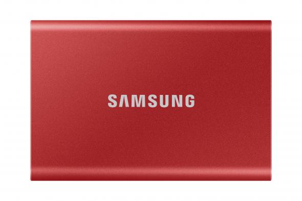 Samsung T7 1TB red - SSD prenosný disk USB-C 3.1