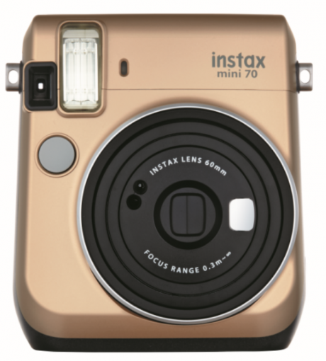 Fujifilm Instax mini 70 zlatý - Fotoaparát s automatickou tlačou