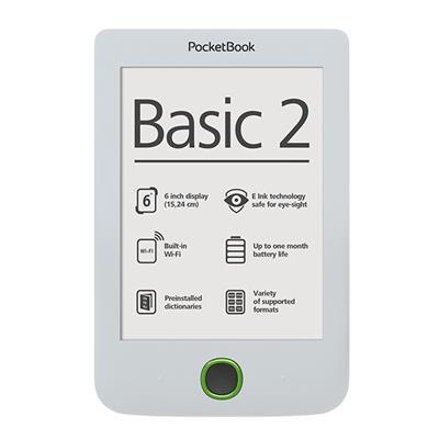 PocketBook 614 Basic 2 - Čítačka elektronických kníh biela