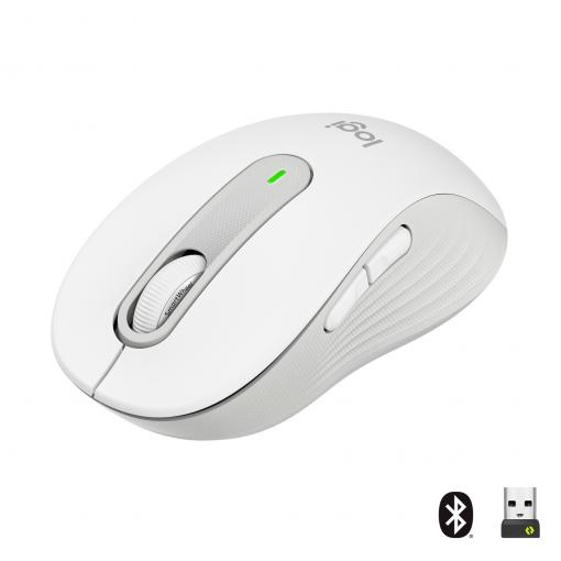 Logitech M650 Signature Wireless Mouse - OFF-WHITE - Wireless optická myš