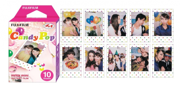 Fujifilm Instax MINI 10list Candypop - Fotopapier určený pre fotoaparáty Instax MINI