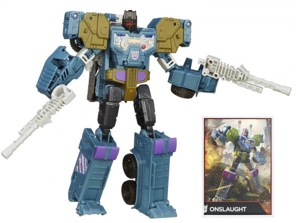 Hasbro Transformers Combiner Wars 19 cm Onslaught - modrý - Robot