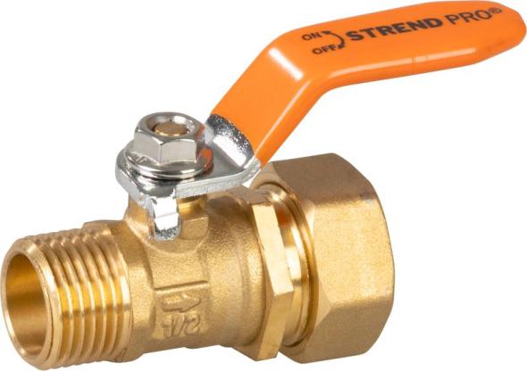 Strend Pro 257105 - Regulačný medzikus, Garden, ventil, mosadzný, G1/2"