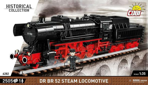 Cobi Cobi DR BR 52 parní lokomotiva, 1:35, 2505 k, 1 f