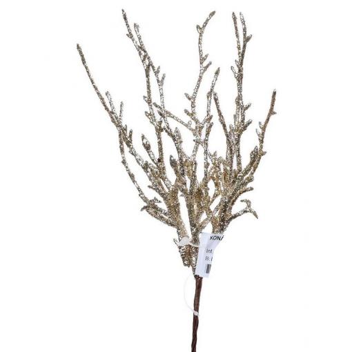 Zápich gliter champagne 22cm - Zápich umelý kvet