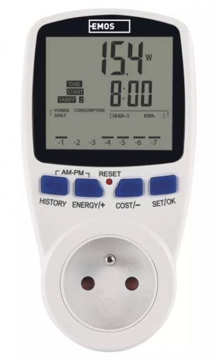 Emos Wattmeter - merač spotreby elektrickej energie