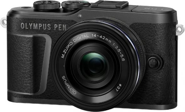 Olympus PEN E-PL10 + 14-42mm EZ Pancake čierny - Digitálny fotoaparát