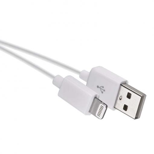 Emos Kábel USB 2.0 A/M - i16P/M 1m biely - lightning USB kábel na iPhone