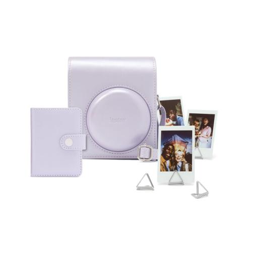 Fujifilm INSTAX MINI 13 AC kit fialový - Súprava príslušenstva (púzdro, album, 5 klipov) pre fotoaparát Instax Mini 13