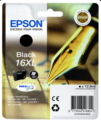Epson 16XL black 12.9ml 500str. - Náplň pre tlačiareň