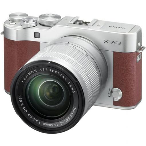 Fujifilm X-A3 + XC16-50mm F3.5-5.6 II hnedý - Digitálny fotoaparát