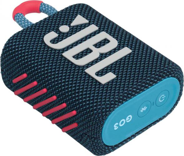 JBL GO3 modro-ružový - Prenosný vodotesný bezdrôtový reproduktor