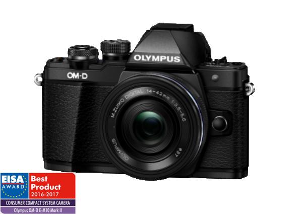 Olympus E-M10 Mark II čierny + 14-42mm EZ Pancake čierny - Digitálny fotoaparát