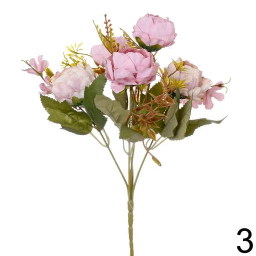 Kytica Ranunculus FIALOVÁ 30cm - Umelé kvety