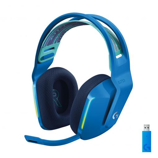 Logitech G733 LIGHTSPEED Wireless RGB Gaming Headset - BLUE - Hráčske slúchadlá s mikrofónom