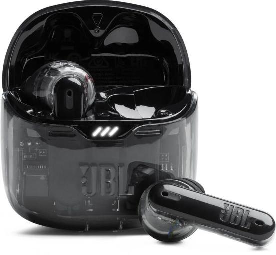 JBL Tune Flex Ghost Black - Skutočne bezdrôtové slúchadlá do uší s potlačením hluku