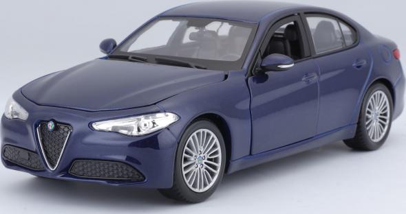 Bburago 2020 Bburago 1:24 Plus Alfa Romeo Giulia (2016) Metallic Blue