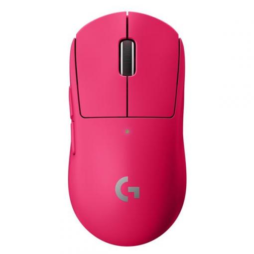 Logitech G PRO X SUPERLIGHT Wireless Gaming Mouse - MAGENTA - Hráčska wireless myš