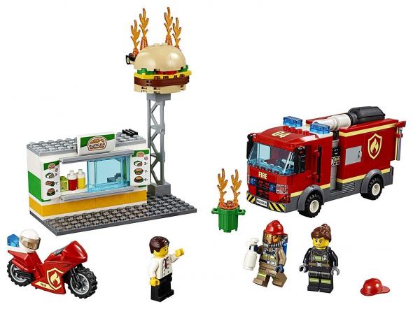 LEGO City LEGO® City 60214 Zásah hasičov v burgrárni - Stavebnica