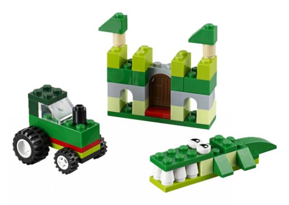 LEGO Classic LEGO Classic 10708 Zelený kreatívny box - Stavebnica