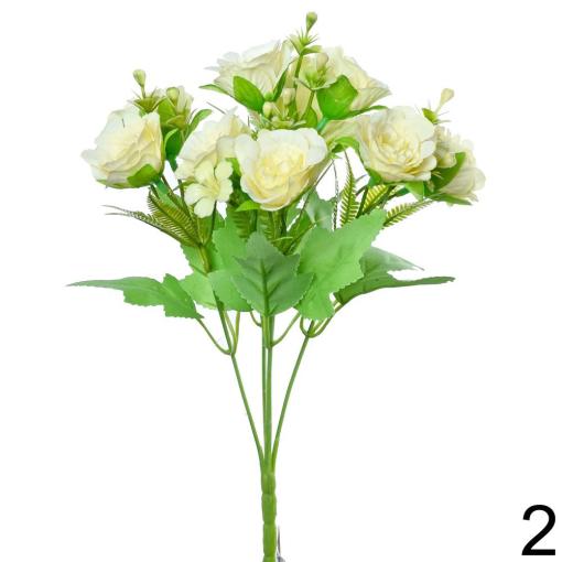 Kytica ruží ŽLTÁ 30cm - Umelé kvety
