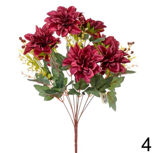 Kytica dahlia 50cm bordová - Umelé kvety