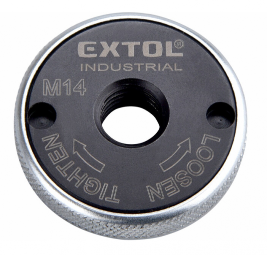 EXTOL - Matica upínacia pre uhlovú brúsku nad 1000 W, beznástrojová, M14, 107g