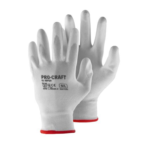 Procraft GL-WPU8 - Pracovné rukavice máčané v polyuretáne, veľ.M