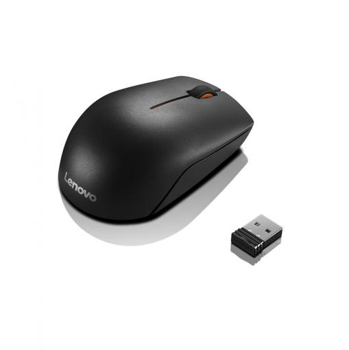 Lenovo 300 Wireless Compact Mouse Black - Wireless optická myš