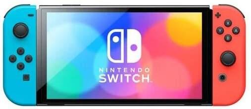Nintendo Switch OLED Neon Blue / Neon Red - Herná konzola