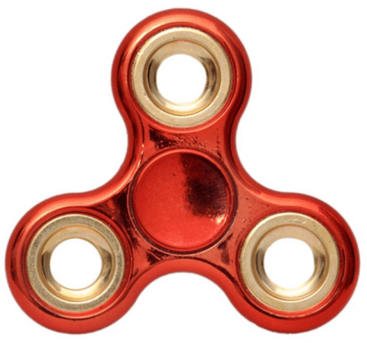 SPINNER metalicky červený - Fidget Spinner