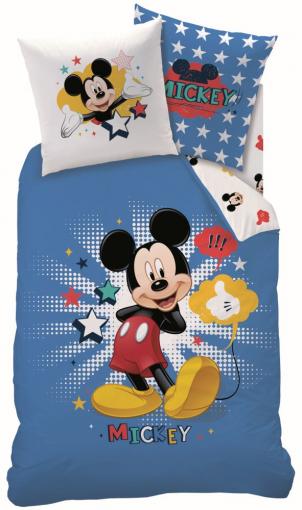 Posteľné obliečky Mickey star vystavený kus - obliečky 70 x 90, 140 x 200 cm