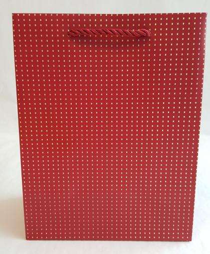 Florasystém - Darčeková taška 18x23x10cm červená