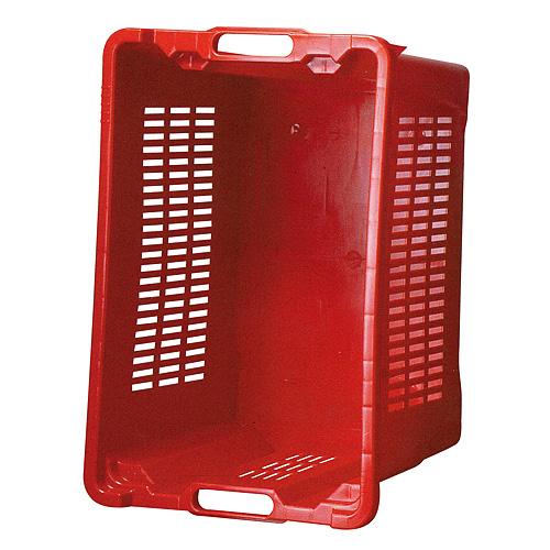 Strend Pro ICS M401000 - Prepravka 40 lit, 56x35x31 cm, perforované steny, červená