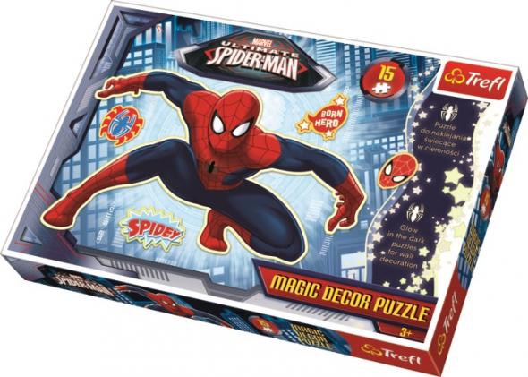 Trefl Magic Decor Spiderman - Fosforové puzzle