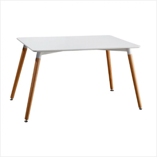 DIDIER 3 NEW 120x80 - jedálenský stôl 120x80x75cm biela/buk