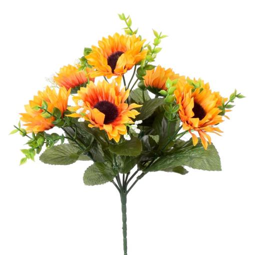 Kytica slnečnica X7 29cm - Umelé kvety